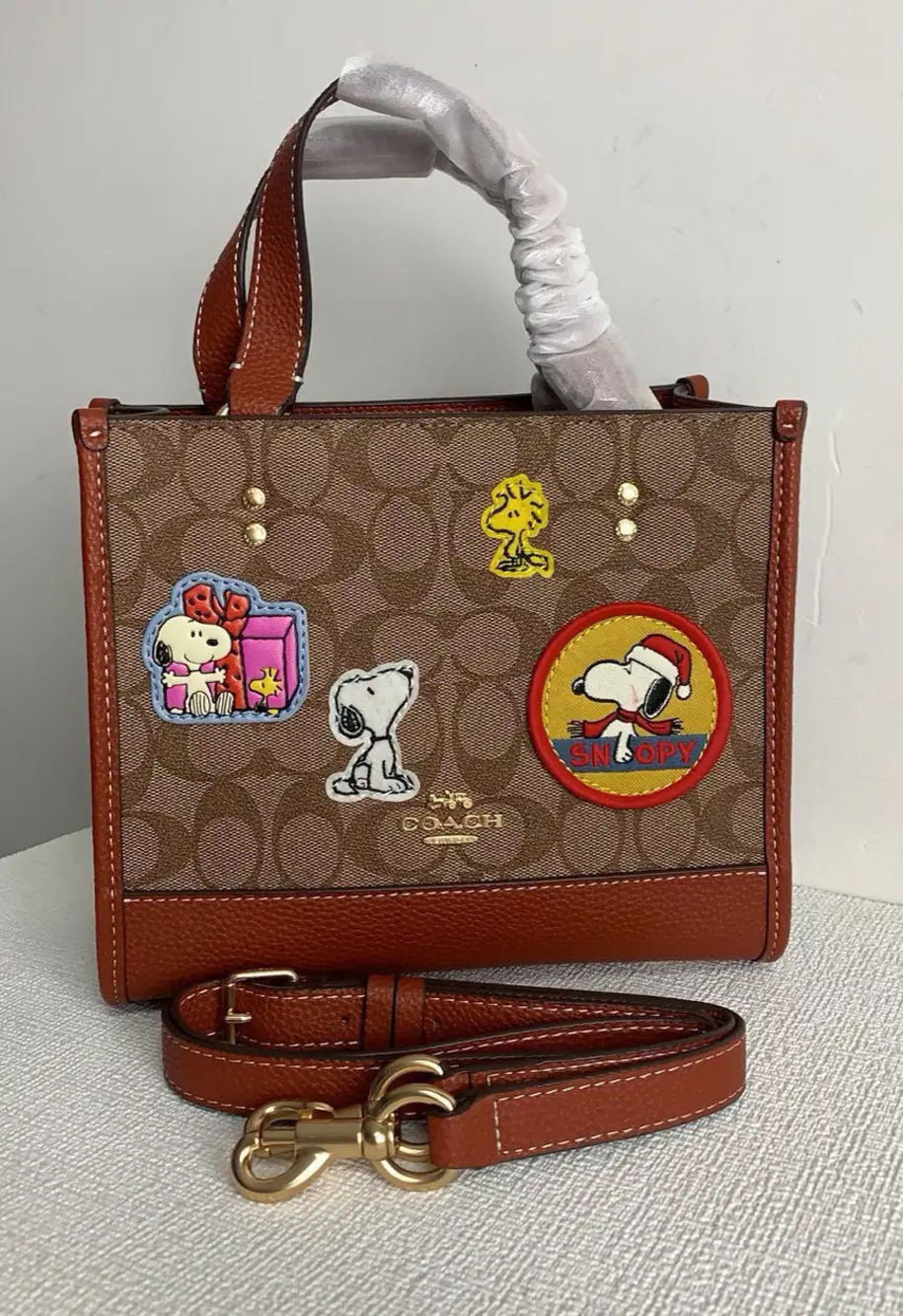 Coach Snoopy Tote Bag